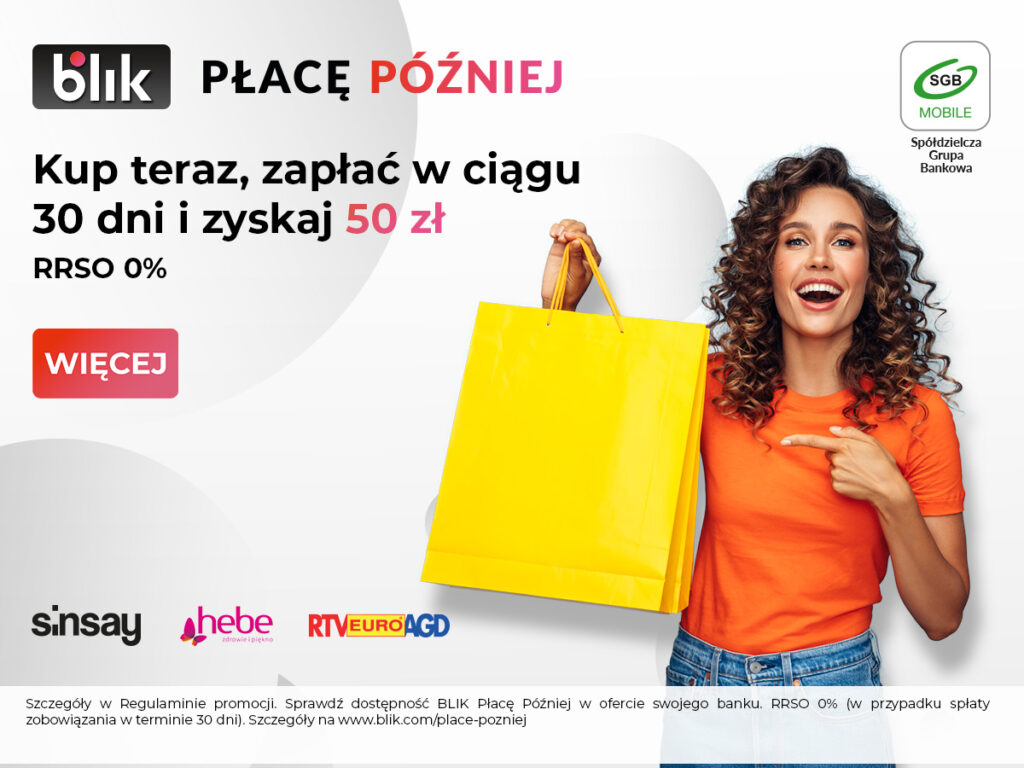 BLIK płacę później